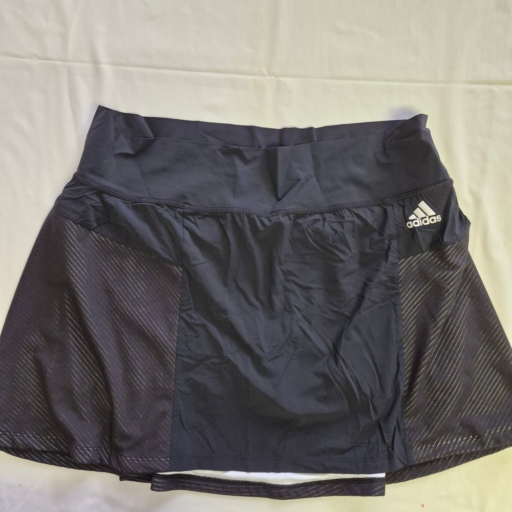 Adidas Womens Black HEAT READY Tennis‎ Skirt Athletic Athleisure Size XL
